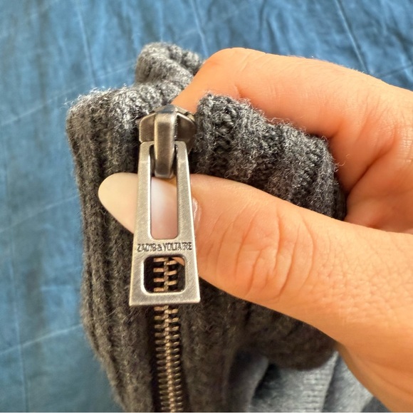 Zadig & Voltaire boy’s Tim Wool Blend 1/4 Sweater Size - Picture 10 of 11